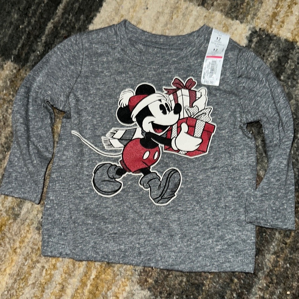 Mickey Mouse holiday shirt